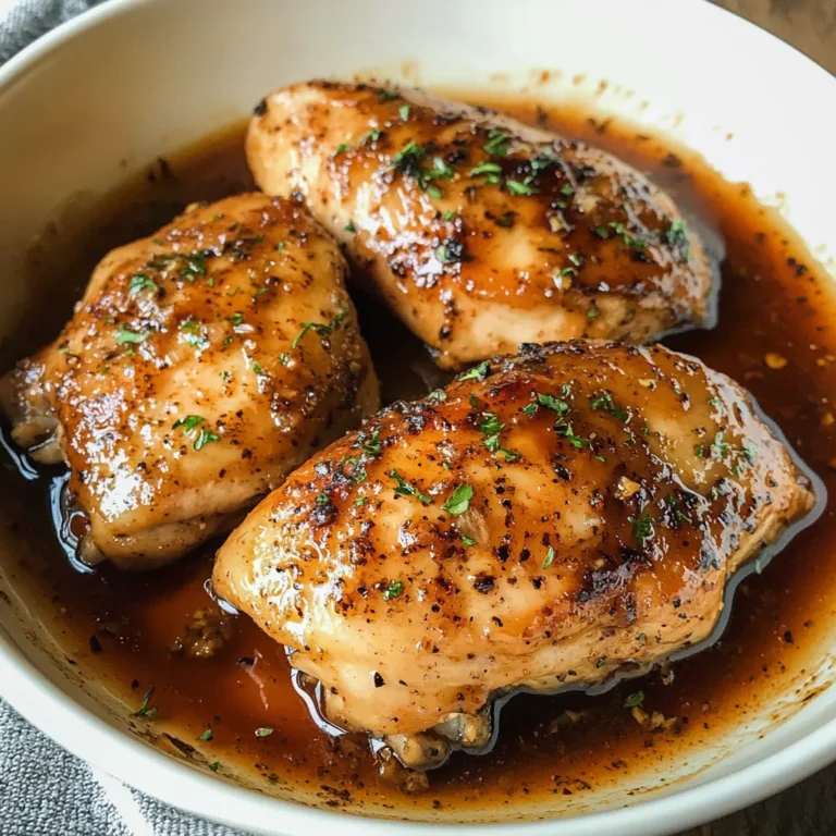 Brown Sugar Garlic Chicken