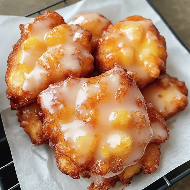 Fresh Peach Fritters That Melt in Your Mouth