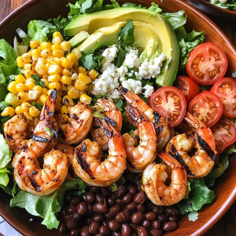 Grilled Mexican Shrimp Salad