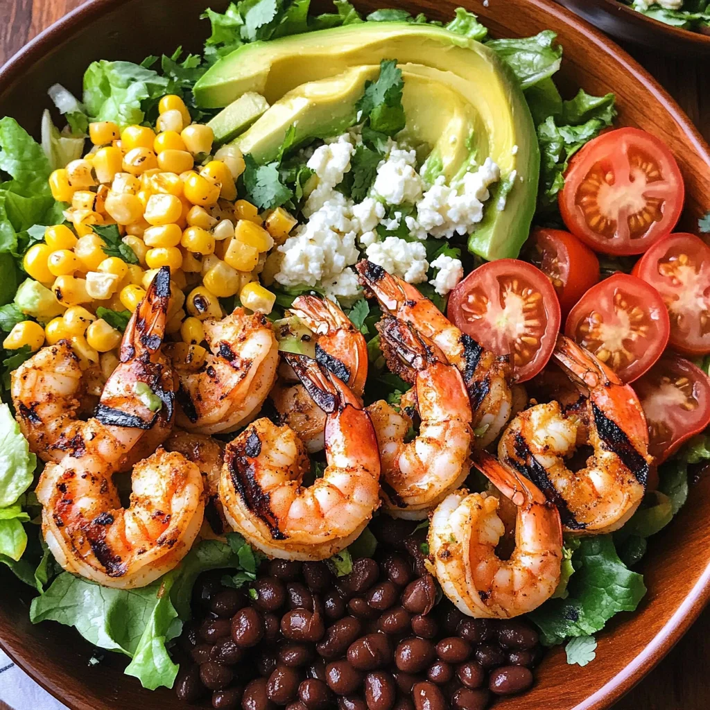 Grilled Mexican Shrimp Salad
