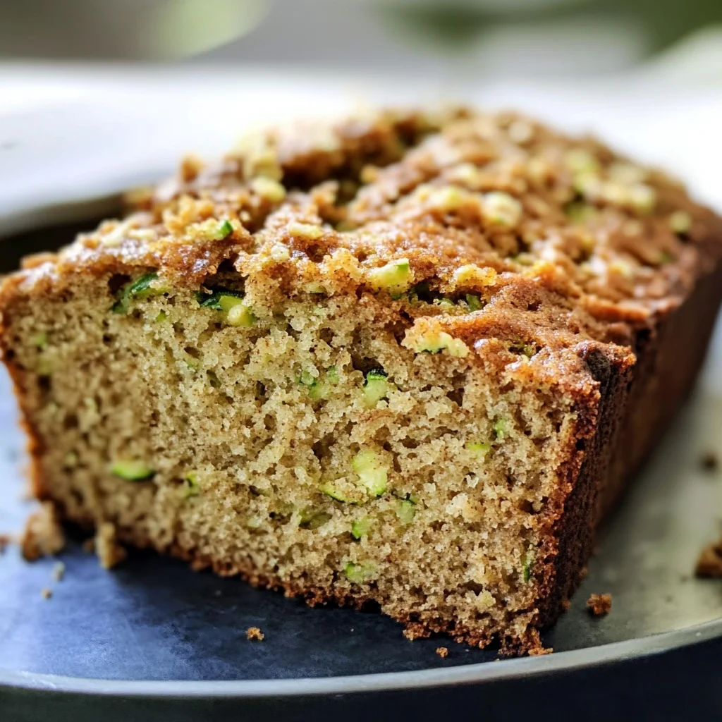 Low Sugar Zucchini Bread