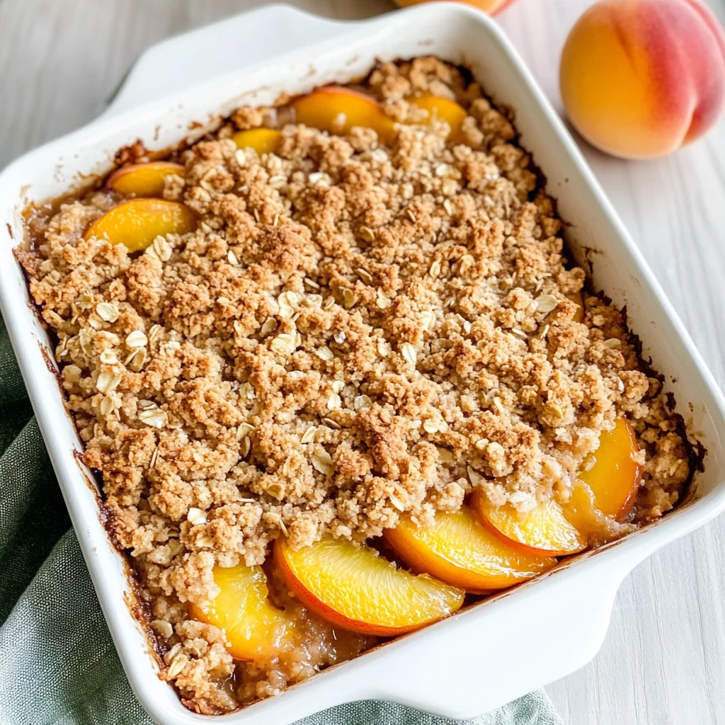 Peach Crisp
