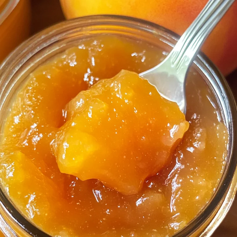 Small Batch Vanilla Peach Jam